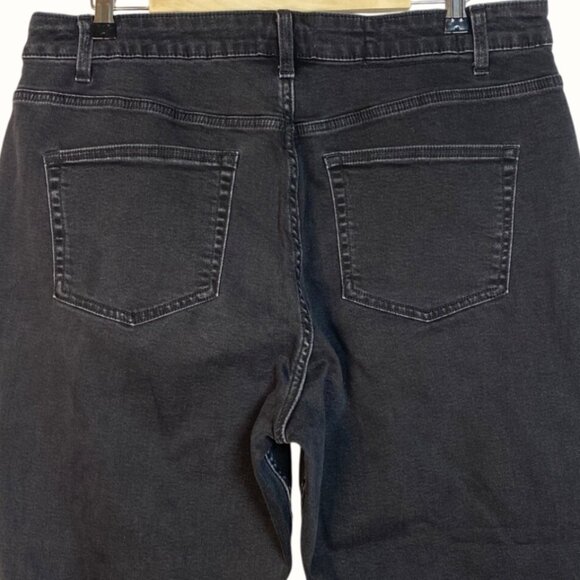 ASOS Design Curvy Black High Rise Denim Skinny Jeans Plus Size 36x30 - Picture 4 of 7